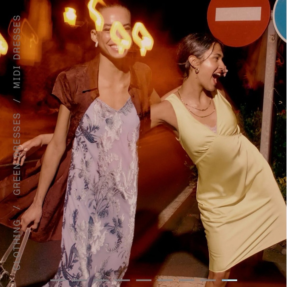 Slip Midi Dress in Butter Yellow